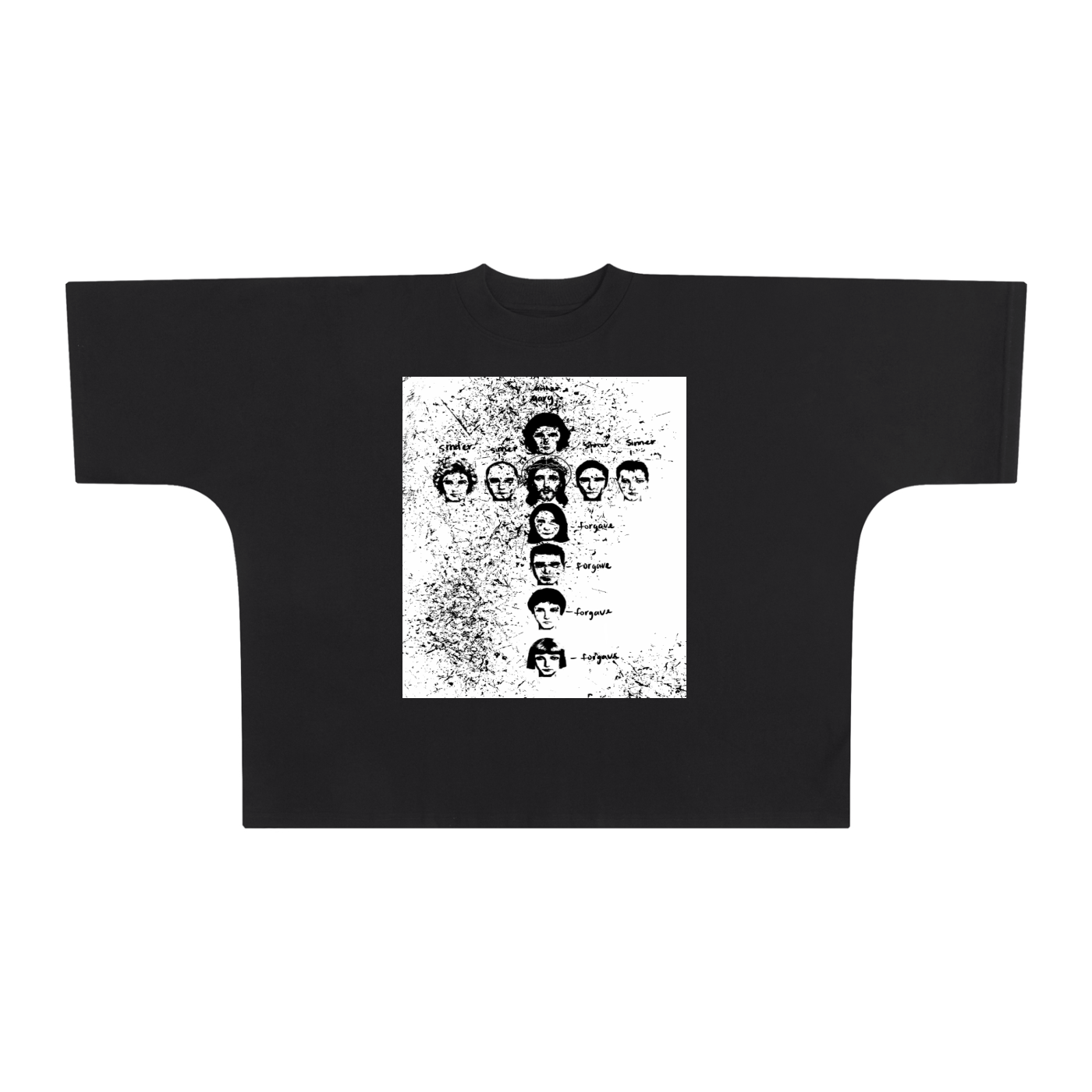 God forgives shirt oversized