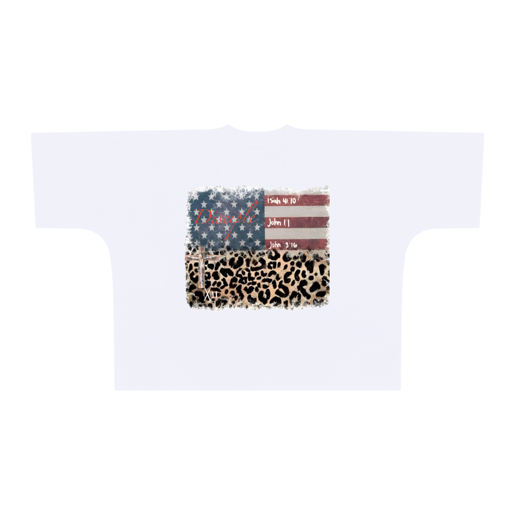Leopard disciple oversized shirt