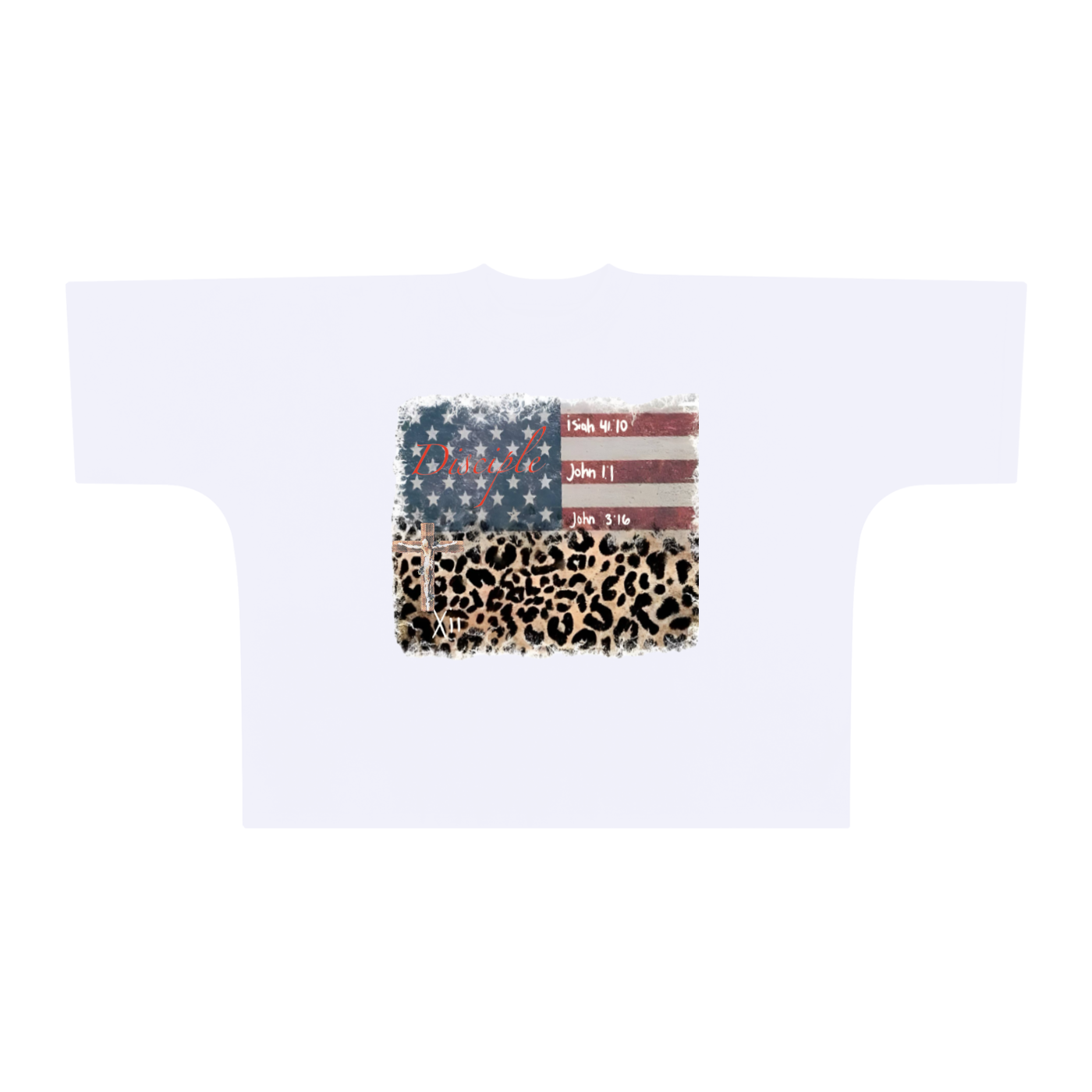 Leopard disciple oversized shirt